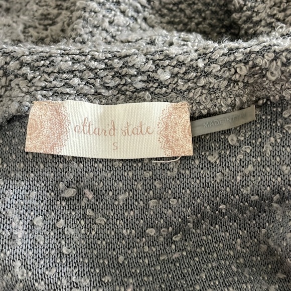 Alltar’d State Off the Shoulder Grey Sweater - Size: S - Picture 3 of 3